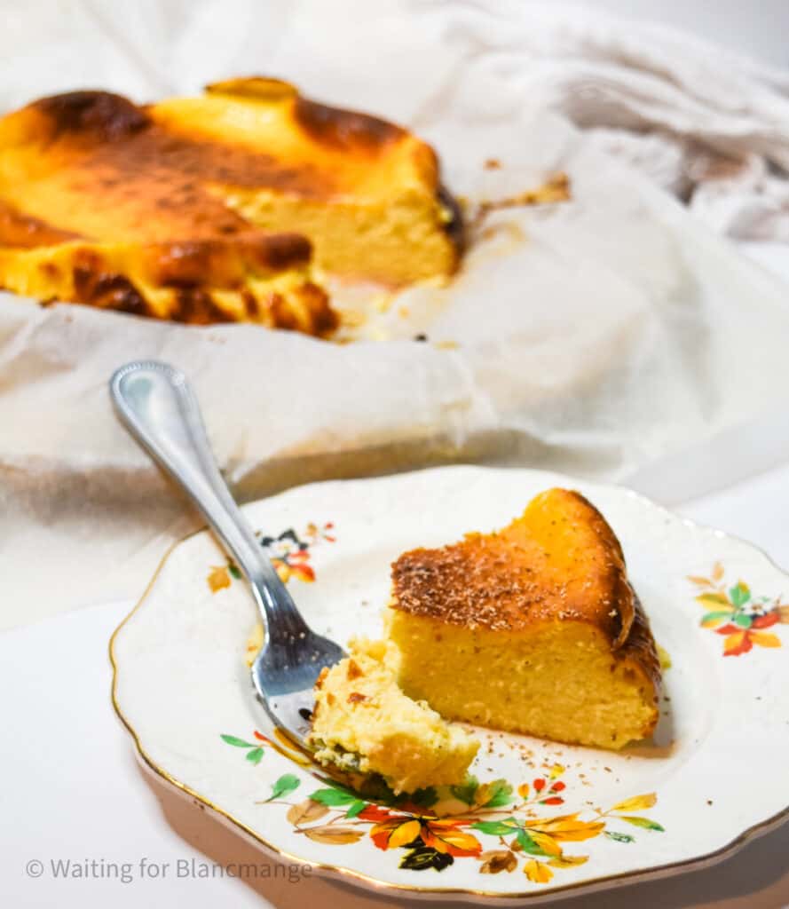 Eggnog Cheesecake Waiting for Blancmange